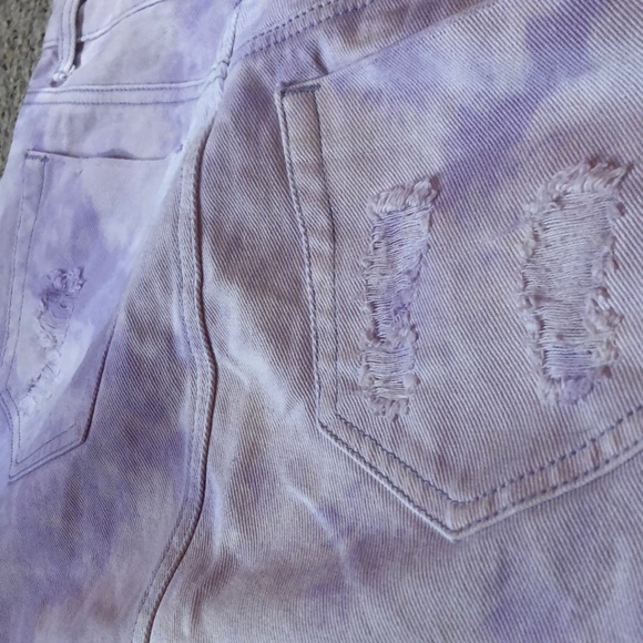 Purple TieDye Forever 21 skirt. - Picture 4 of 5